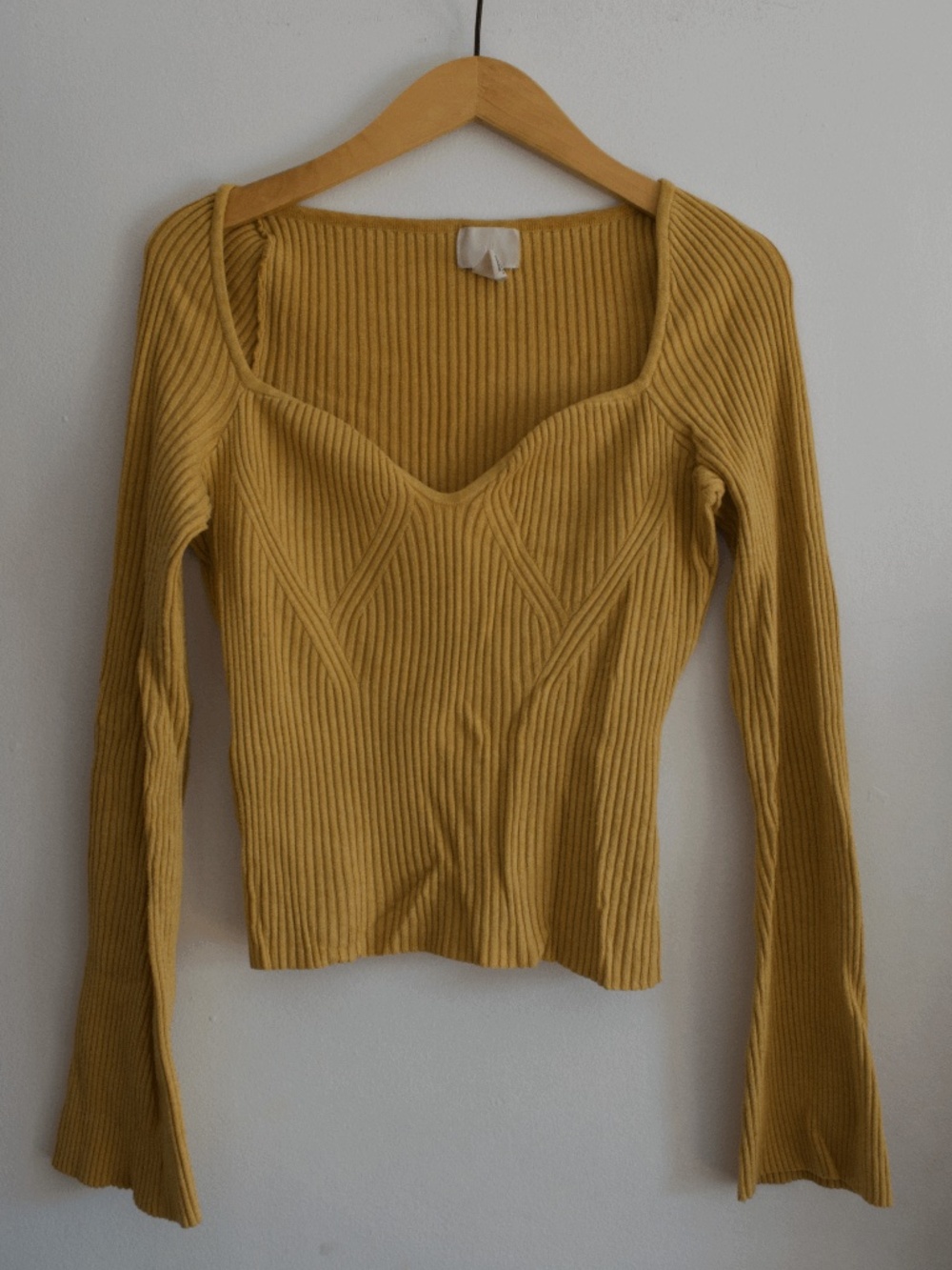 Mustard top from H&M